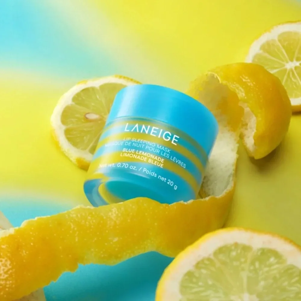 LANEIGE Blue Lemonade Lip Sleeping Mask Swirl .7oz
